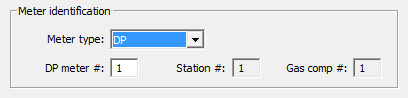Station Number and Gas Component Number